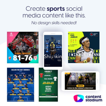 Sports social media templates • 36 examples