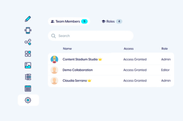 Our Manage Teams functionality helps you easily manage and assign specific roles within your organisation all in one single platform.