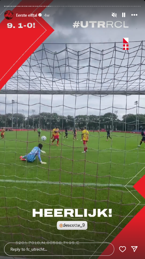 FC Utrecht creating branded content in real-time via instagram stories with Content Stadium.