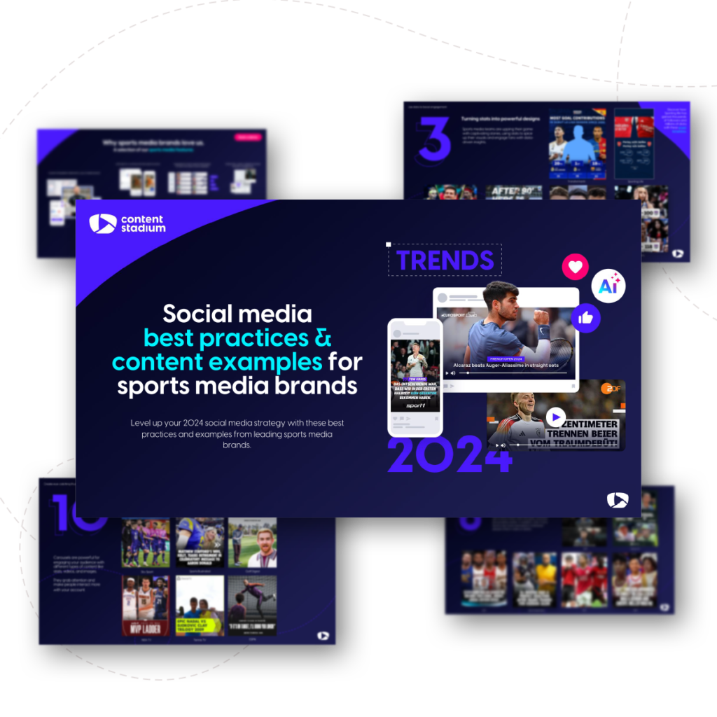 2024 free guide: social media best practices and content examples for sports media brands